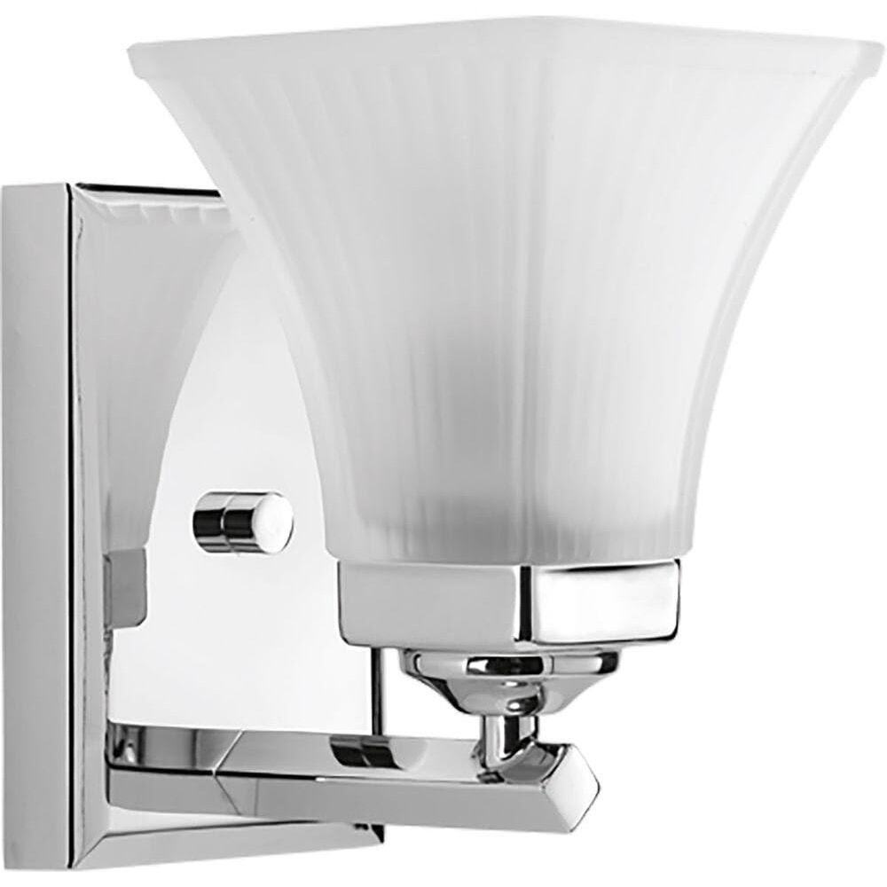 Progress Lighting 5 in. Oasis Collection 1-Light Polished Chrome Vanity Light